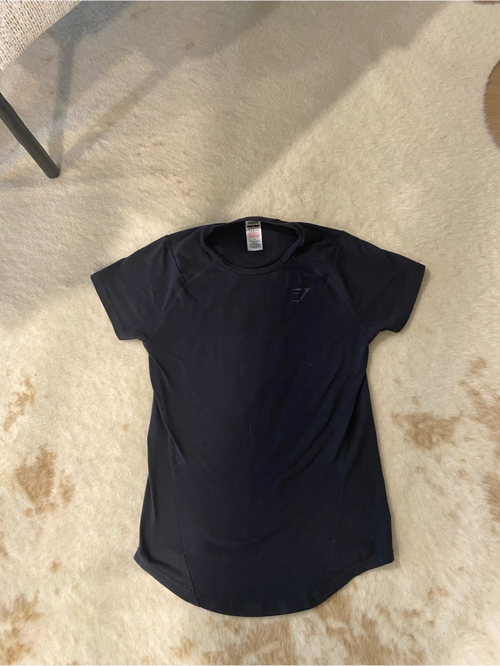 Gymshark Black Short Sleeve Kids Athletic Tee